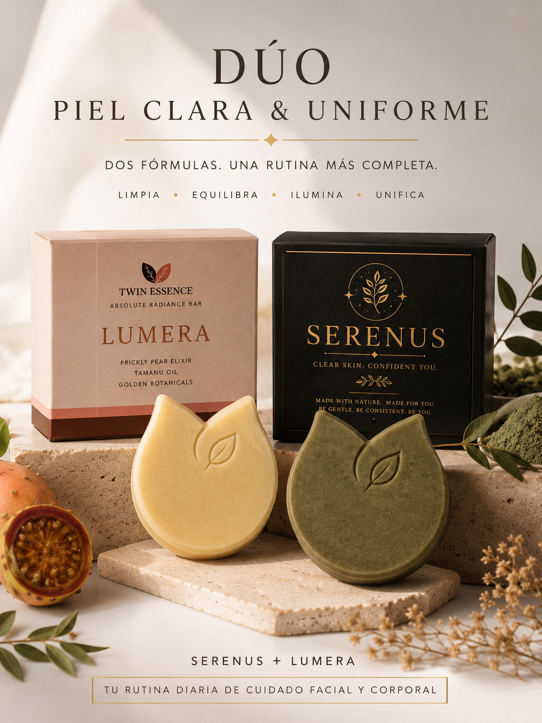 Dúo Piel Clara & Uniforme (Serenus y Lumera)