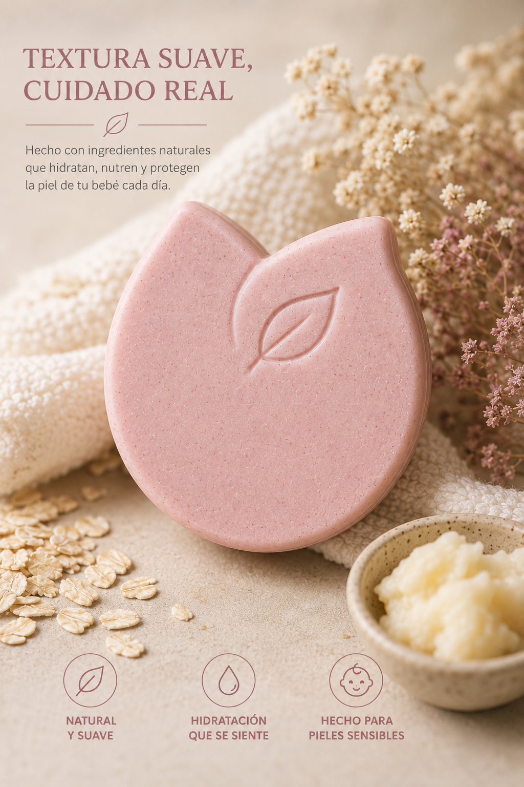 Wild Flower – Jabon hidratante diario para bebes