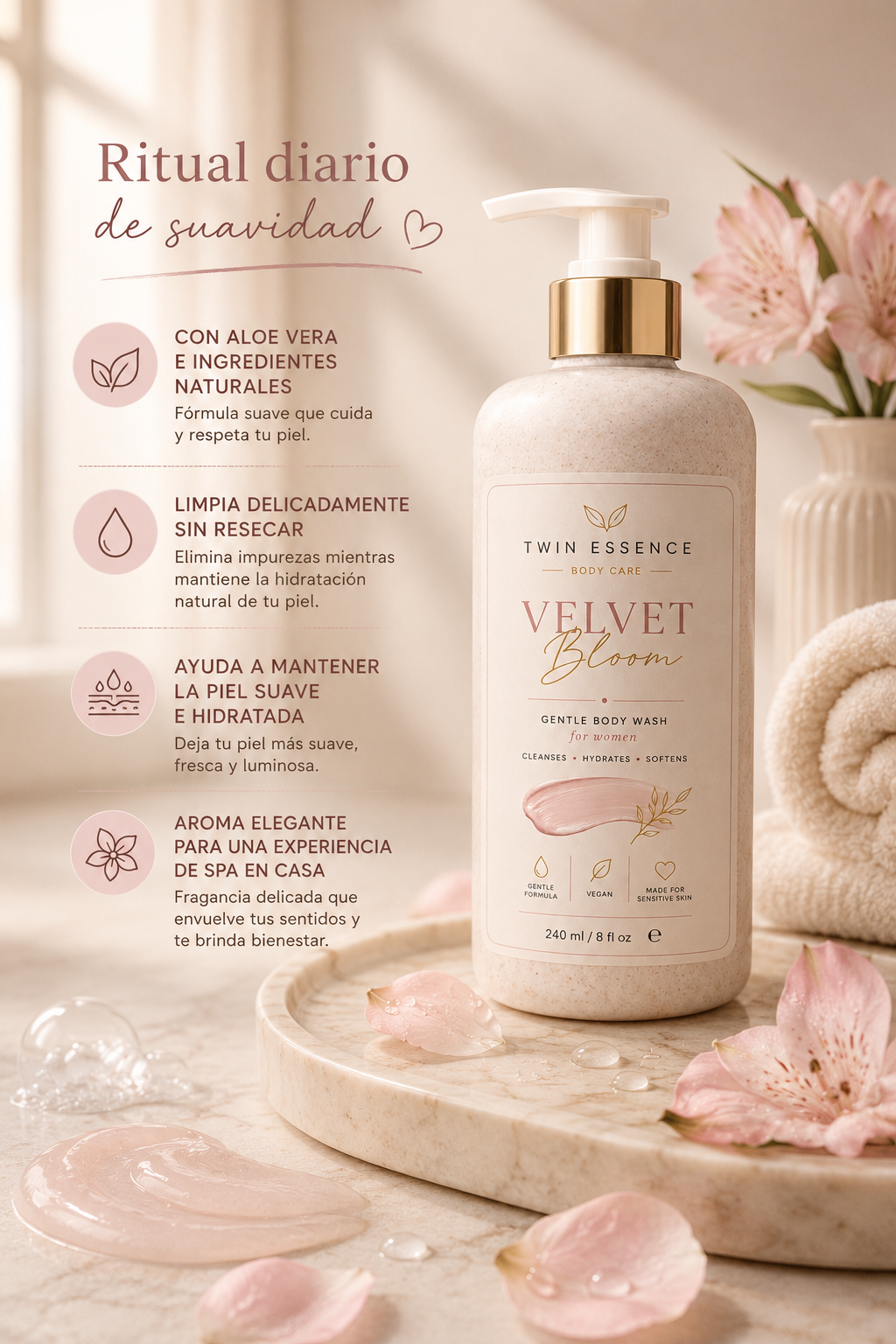 Velvet Bloom
Luxury Body Wash